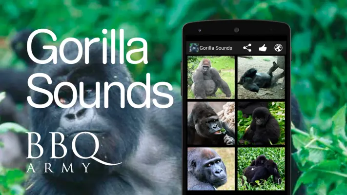 Gorilla Sounds android App screenshot 0